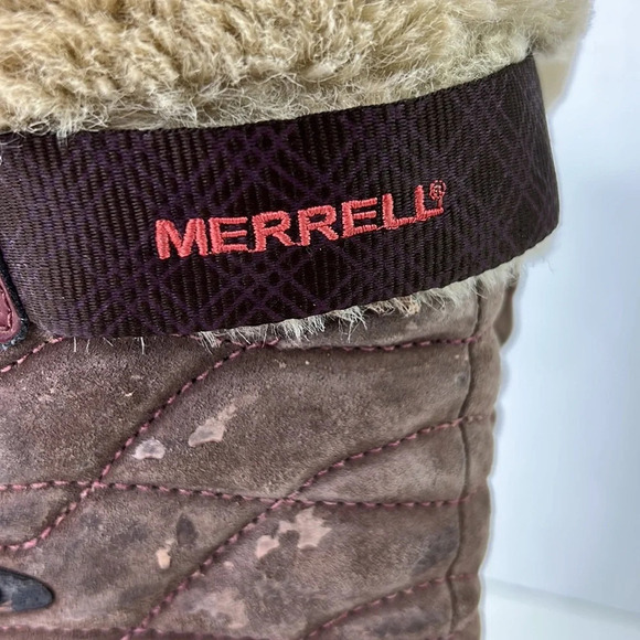 Merrell Tan Leather  Opt-warm Winter Boots - Picture 4 of 12